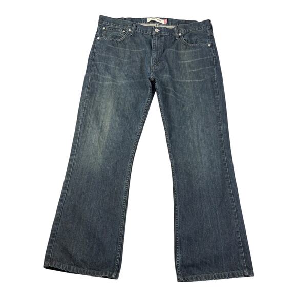 Levi’s‎ 527 Boot Cut Jeans 38x30 Dark Wash Denim Made in Mexico - Picture 1 of 13